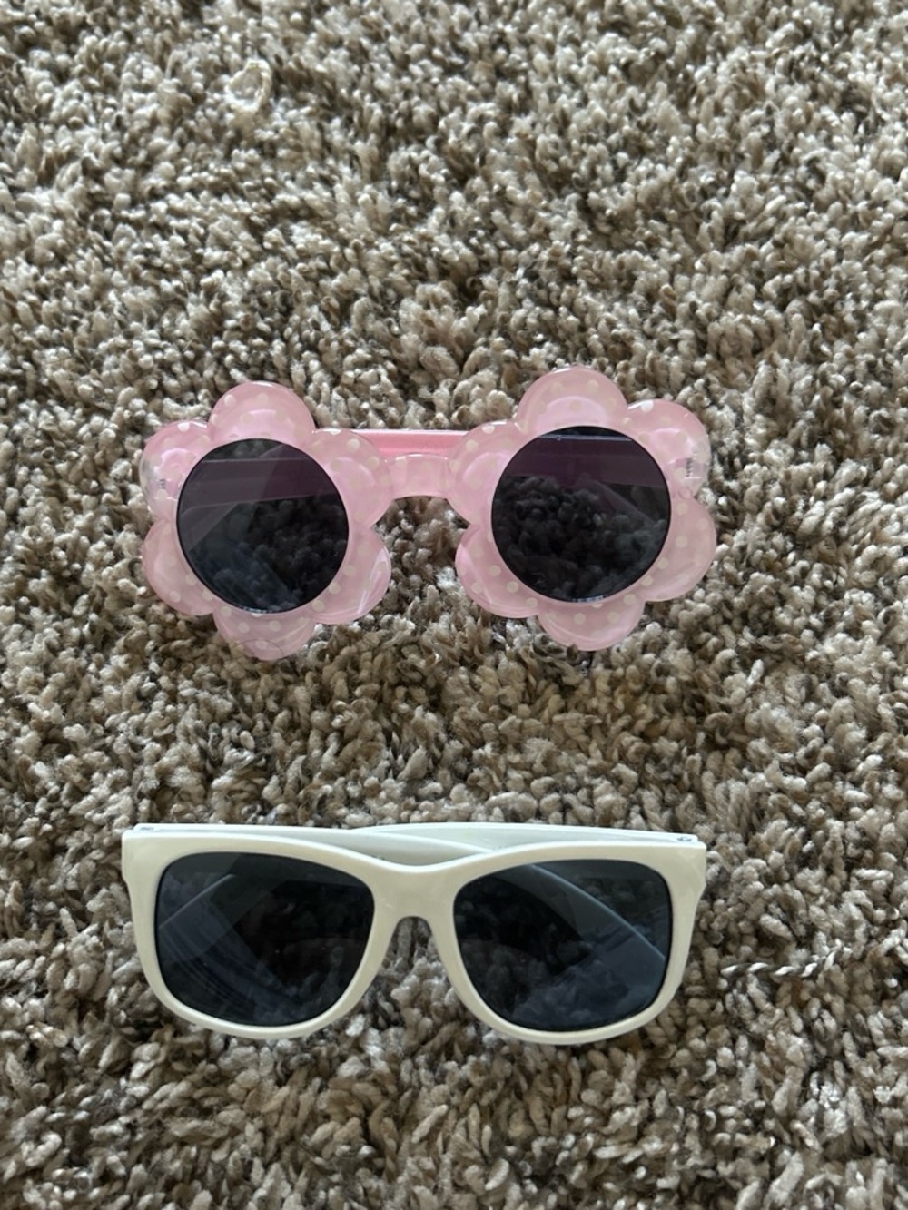 Baby Pink Flower Frame Sunglasses - Brand